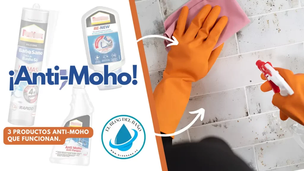 3 Productos antimoho de Pattex Baño Sano.