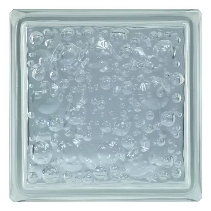 Pavés de Cristal translúcido estilo burbujas.