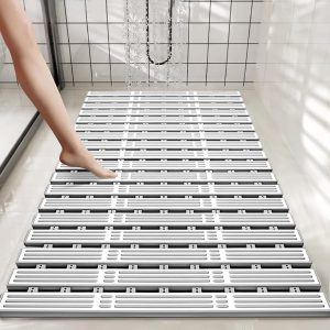 Alfombre de bañera y ducha enrollable y antideslizante. RECORTABLE.