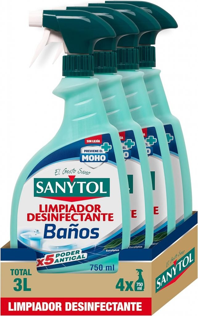 Sanytol – Limpiador Desinfectante sin legia para baños.
