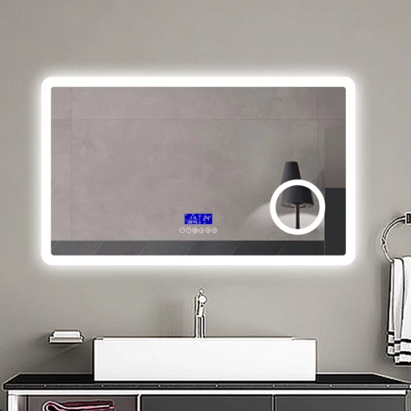 Espejo de Baño + Lupa Mod. Aica 100×60 cm
