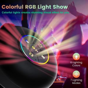 Altavoz Ducha Bluetooth con Ventosa y led. Para Baños y Duchas.