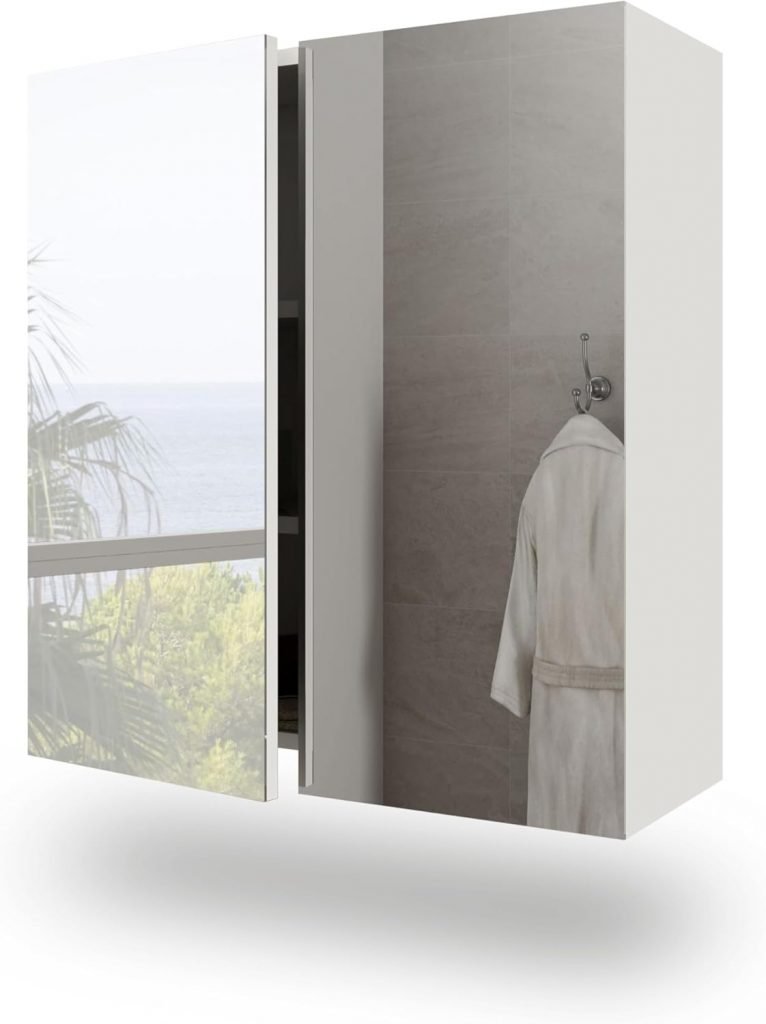 Camerino Baño Blanco de 2 Puertas Mod. Inspire de 60x65 cm.