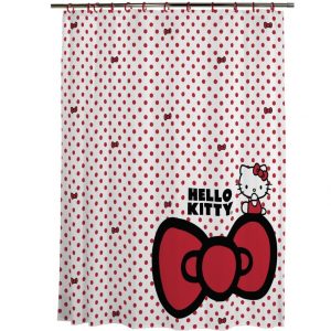 Cortina de baño oficial de Hello Kitty.