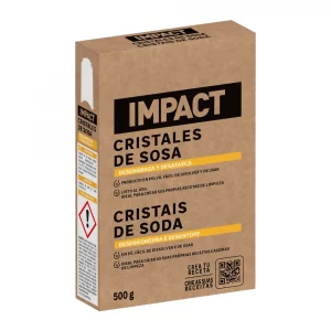 Cristales de sosa IMPACT 500gr de Leroy.