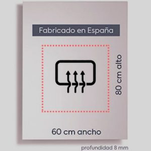 Espejo de baño con Antivaho Basiq de 60 x 80 cm.