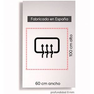 Espejo de baño con Antivaho Basiq de 60 x 100 cm.
