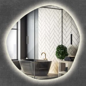 Espejo LED Irregular 87x86 cm Luz Neutra