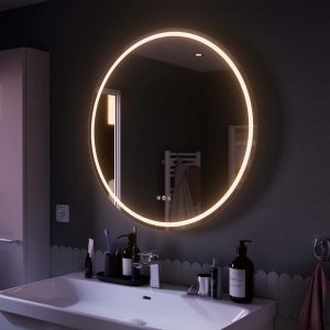 Espejo de baño con luz LED Remix con antivaho 80x80cm