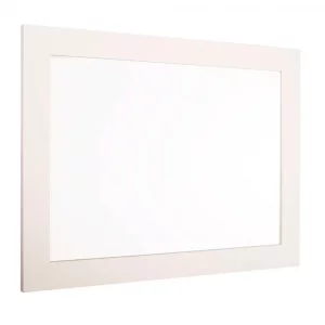 Espejo enmarcado rectangular Roma blanco 60 x80 cm