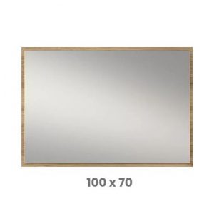 Espejo Sobre Tablero Teka 100 x 70 cm.