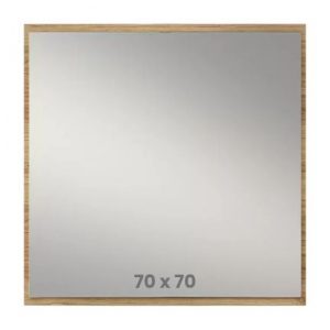 Espejo Sobre Tablero Teka 70 x 70 cm.