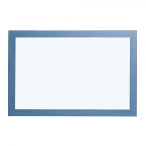 Espejo enmarcado rectangular Roma azul 120 x80 cm.