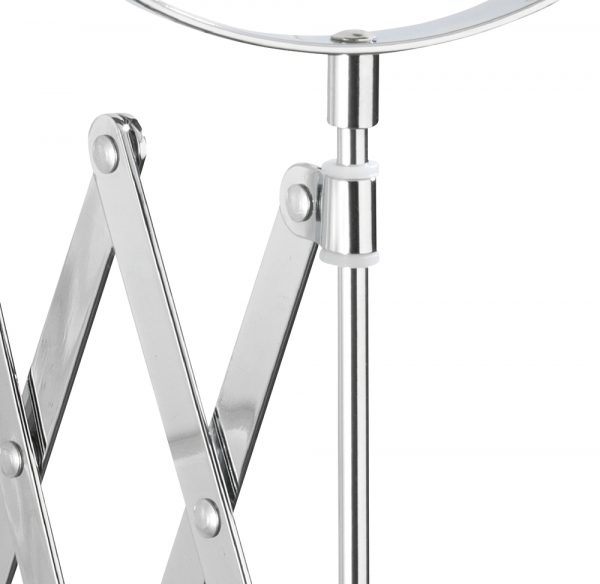Espejo de Aumento 3x Cromo Fuelle de Pared 17cm - Imagen 3