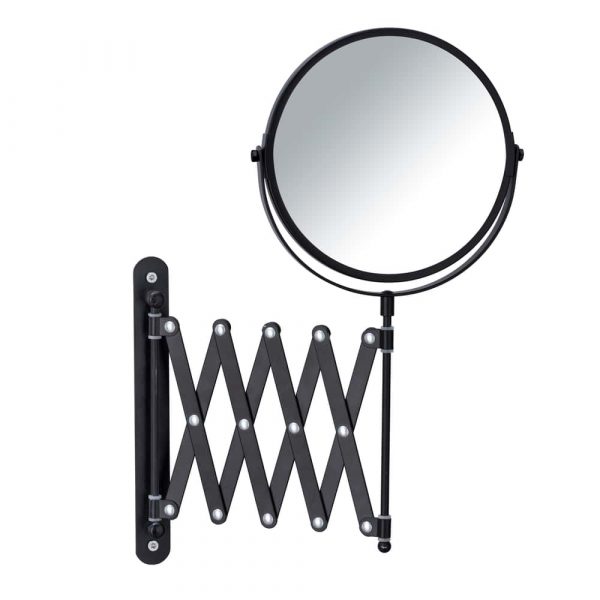 Espejo de Aumento 3x Negro Fuelle de Pared 17cm - Imagen 4