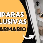 Mamparas de ducha con armario integrado para guardar los geles.