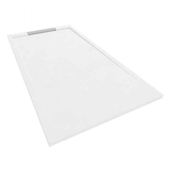 Plato de Ducha Resina Mineral Mod. Palermo II - 70 x 90 cm - Blanco - Imagen 3