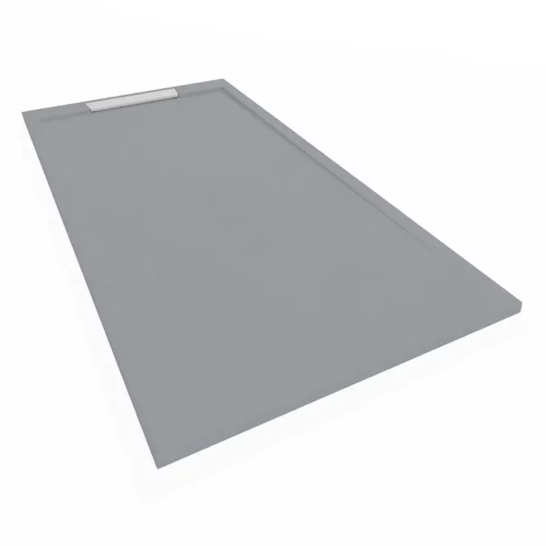 Plato de Ducha 70x90 Modelo Palermo II – Textura Pizarra y Extraplano – Gris (Ral 7040).