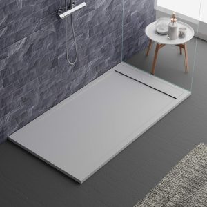 Plato de Ducha 90x120 Modelo Sevilla Gris Claro.