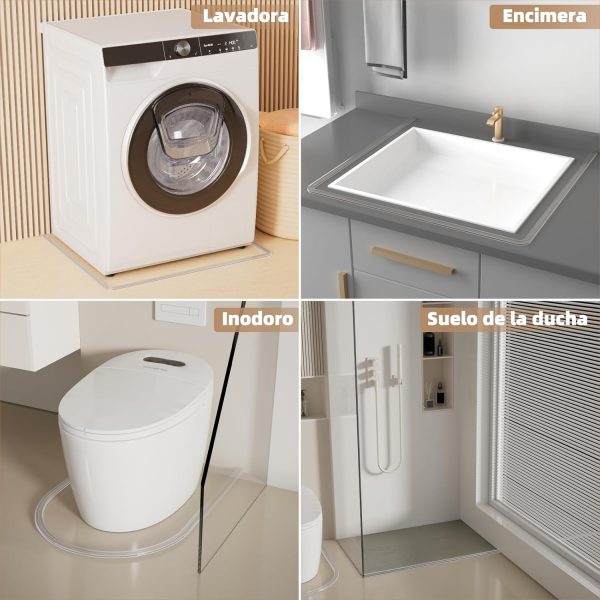 Barrera de Goma Anti Fugas para Duchas - Imagen 3