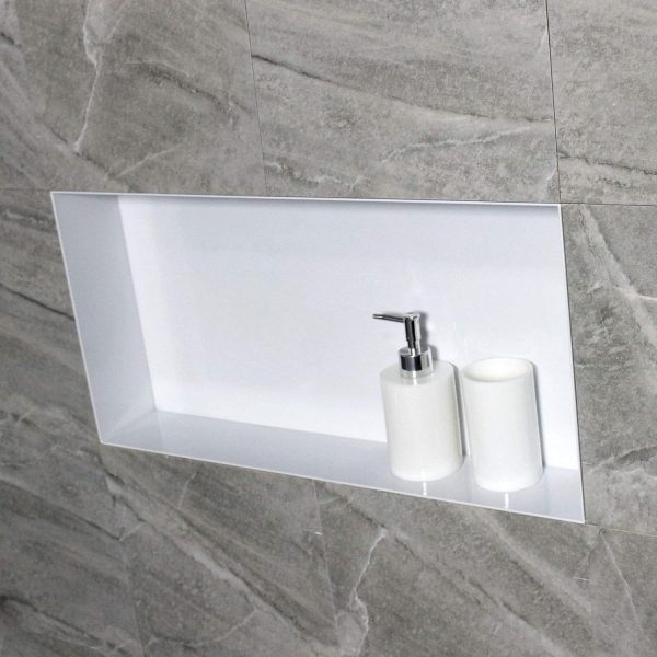Hornacina prefabricada Acero Blanco.