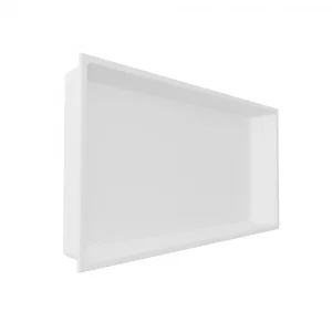 Hornacina prefabricada blanca de 30 x 60 cm.