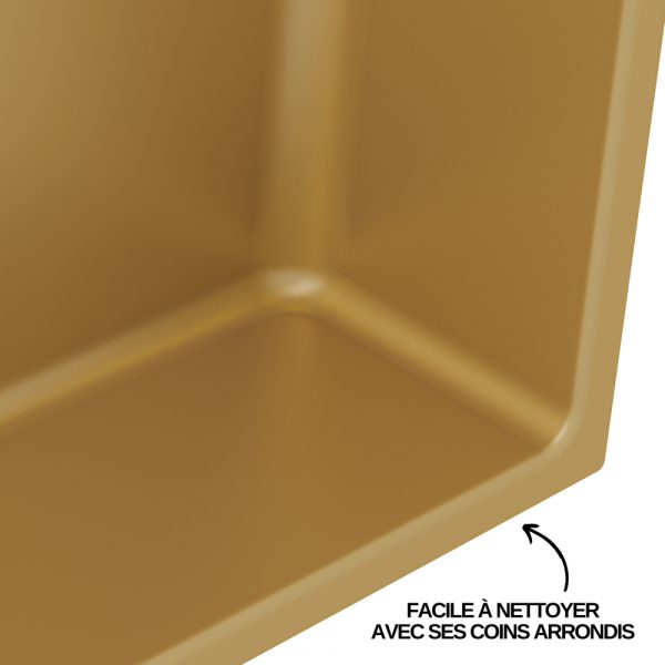Hornacina Ducha Mod. Nook 30 x 60 cm Oro Satinado - Imagen 3