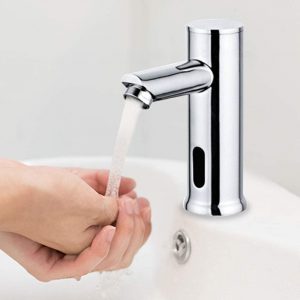 Grifo de sensor automático. Grifo de baño agua fría