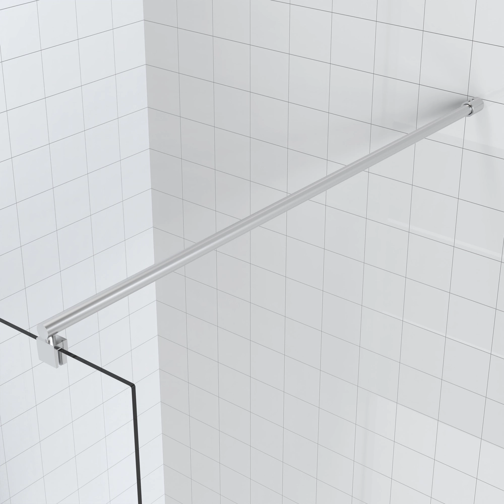 Fijo de Ducha 80 cm. Mod. Easy Cromo / Vidrio Serigrafiado 6 mm Antical (Reversible) - Imagen 2