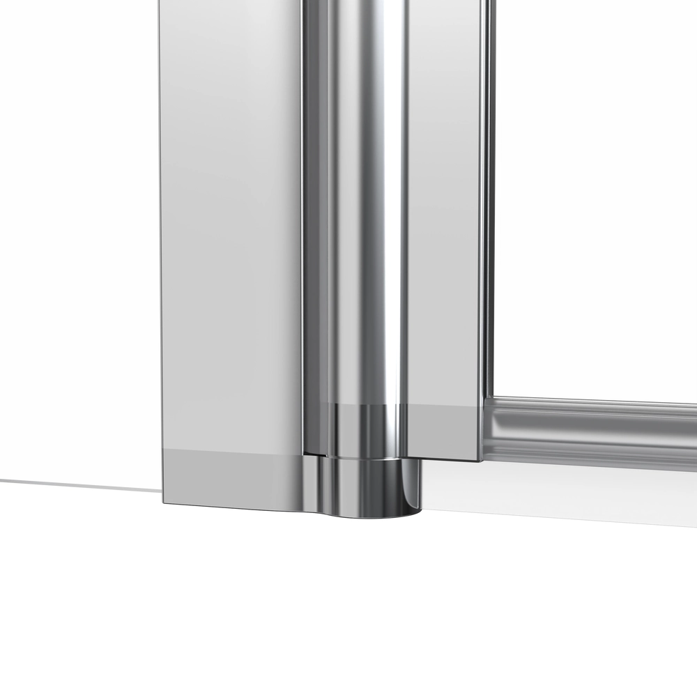 Deflector 30 cm para Fijos de Ducha Mod. Easy Cromo / Vidrio Transparente 6 mm Antical (Reversible) - Imagen 4