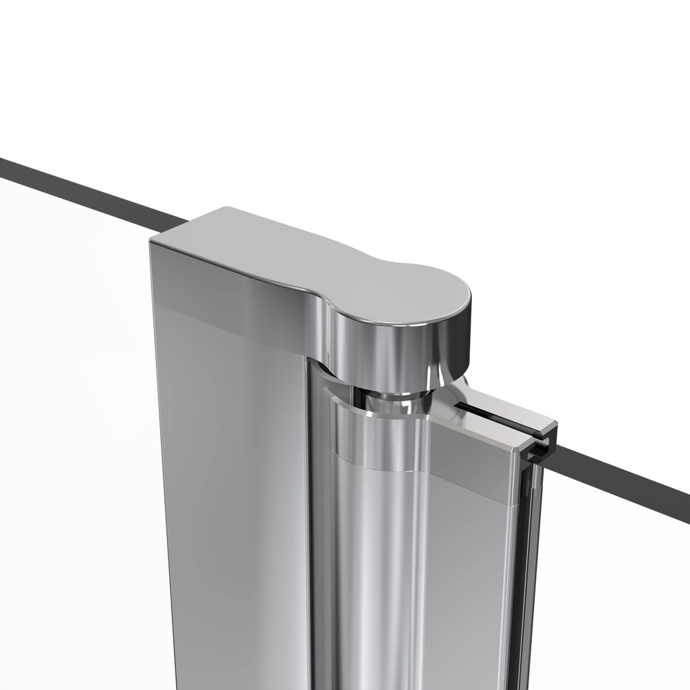 Deflector 30 cm para Fijos de Ducha Mod. Easy Cromo / Vidrio Transparente 6 mm Antical (Reversible) - Imagen 3